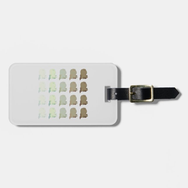 Etiqueta Para Maletas Copybara Capybara (Frente Horizontal)