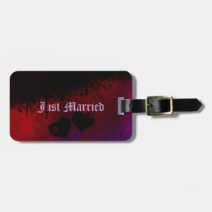 Etiqueta Para Maletas Corazón gótico