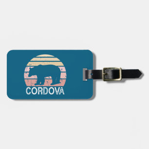 Etiqueta Para Maletas Cordova Alaska Retro Bear