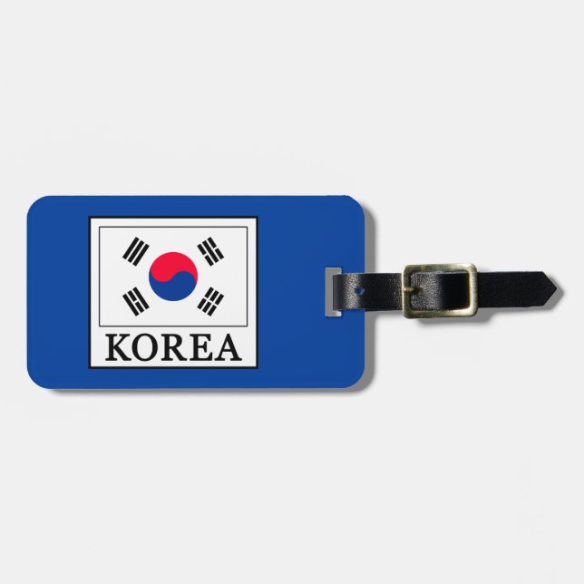 Etiqueta Para Maletas Corea (Frente Horizontal)