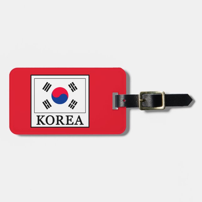 Etiqueta Para Maletas Corea (Frente Horizontal)