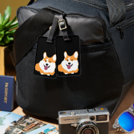 Etiqueta Para Maletas Corgi Dog Mascota