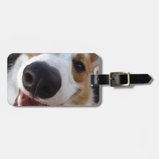 Etiqueta Para Maletas Corgi rojo y blanco Galés del Pembroke