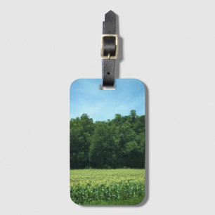 Etiqueta Para Maletas Cornfield, Poster rural de Carolina del Norte