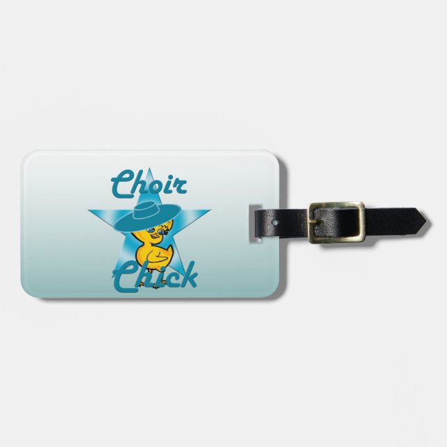 Etiqueta Para Maletas coro Chick #7 (Frente Horizontal)