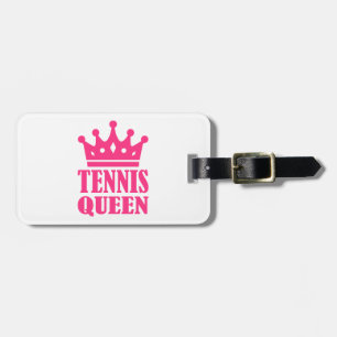 Etiqueta Para Maletas Corona de la reina del tenis