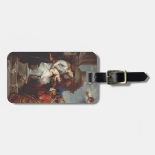 Etiqueta Para Maletas Coronación de San Rosalia por Anthony van Dyck