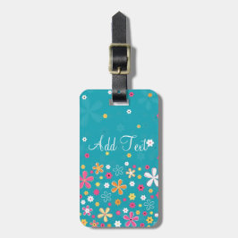 Etiqueta Para Maletas Corta adorable gitano trendy a mano dibujado a la