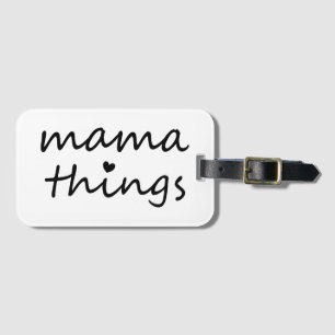 Etiqueta Para Maletas Cosas de Mamá Primer Día de la Madre Nueva Mamá
