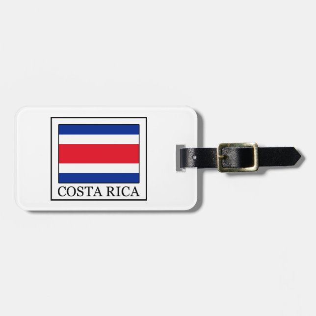 Etiqueta Para Maletas Costa Rica (Frente Horizontal)