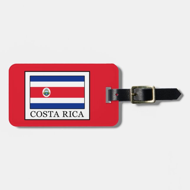 Etiqueta Para Maletas Costa Rica (Frente Horizontal)