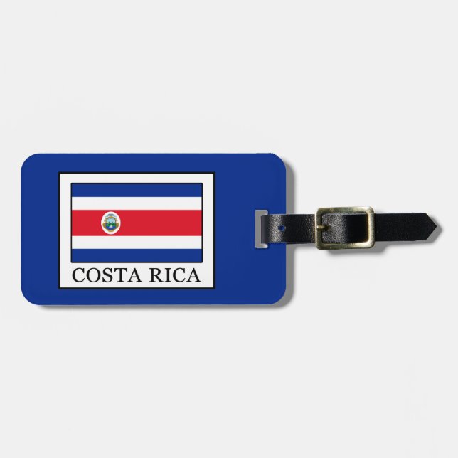 Etiqueta Para Maletas Costa Rica (Frente Horizontal)