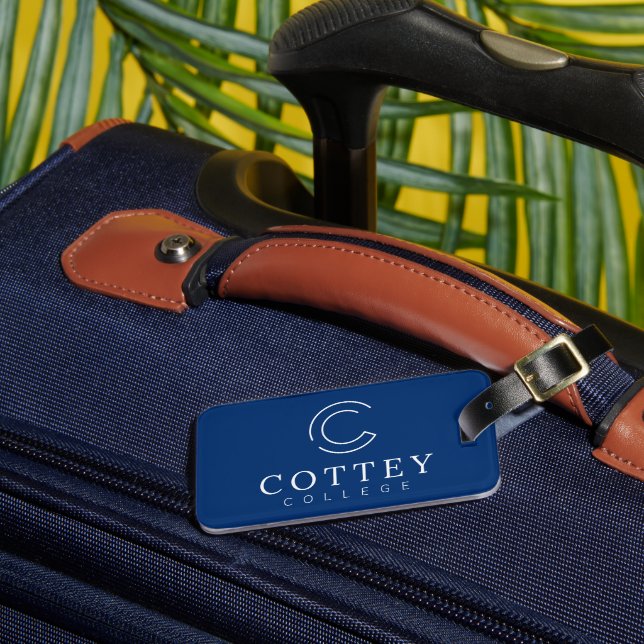 Etiqueta Para Maletas Cottey College (Anverso In situ 3)