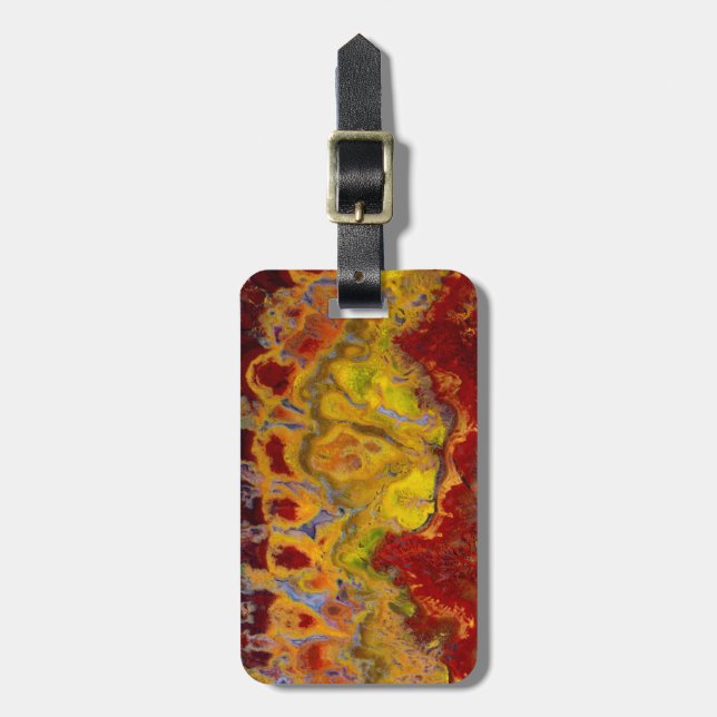 Etiqueta Para Maletas Crayola Jasper Rojo (Frente Vertical)