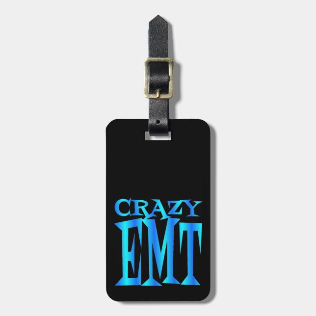 Etiqueta Para Maletas Crazy EMT (Frente Vertical)