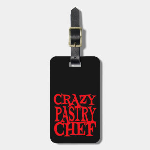 Etiqueta Para Maletas Crazy Pastry Chef