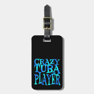 Etiqueta Para Maletas Crazy Tuba Player