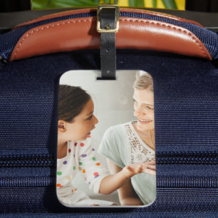 Etiqueta Para Maletas Crea tu propia imagen personalizada de dos fotos D