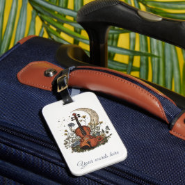 Etiqueta Para Maletas Crea tu propia Sonata del Claro de Luna en Violín