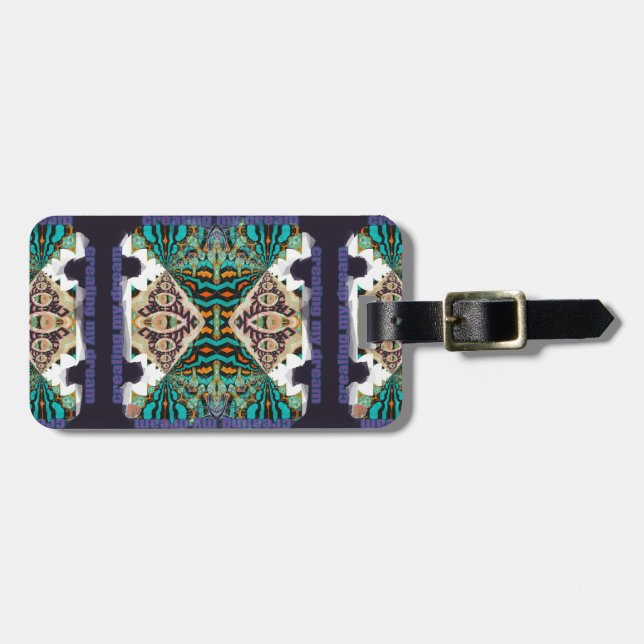 Etiqueta Para Maletas Crear mi sueño (Frente Horizontal)