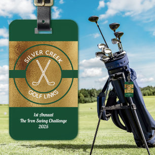 Etiqueta Para Maletas Crear su propio torneo de golf verde personalizado