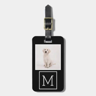 Etiqueta Para Maletas Cree las fotos del gato del perro de la foto de