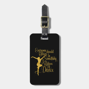 Etiqueta Para Maletas Creo que bailaré