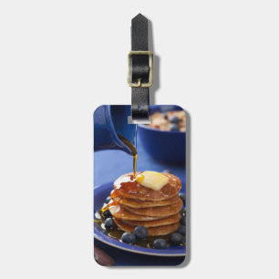 Etiqueta Para Maletas Crepes con jarabe y arándano