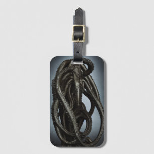 Etiqueta Para Maletas Crepúsculo del pulpo desconocido