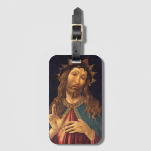 Etiqueta Para Maletas Cristo coronado con ánimos por Sandro Botticelli