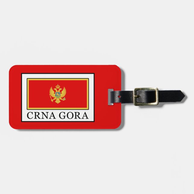 Etiqueta Para Maletas Crna Gora (Frente Horizontal)