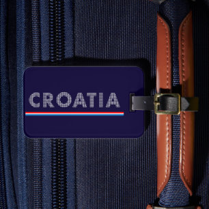 Etiqueta Para Maletas Croacia - con amor