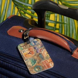 Etiqueta Para Maletas Crónicas de Wanderlust: Estampillas de viaje de es
