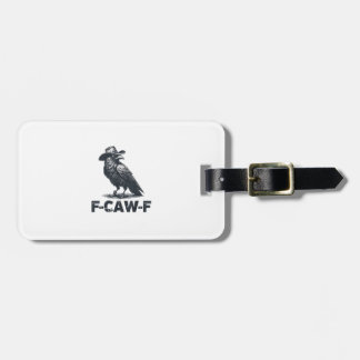 Etiqueta Para Maletas Crow F-Caw-F Retro Crow Lover