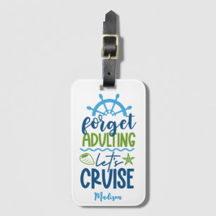 Etiqueta Para Maletas Cruceros de nombres personalizados