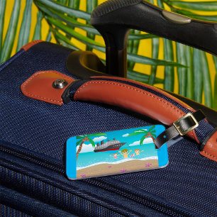 Etiqueta Para Maletas Cruceros de playa