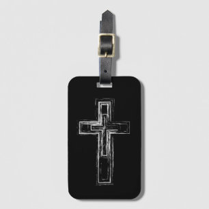 Etiqueta Para Maletas Cruz cristiana