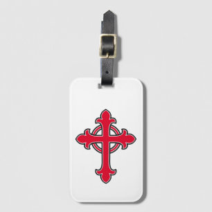 Etiqueta Para Maletas Cruz cristiana