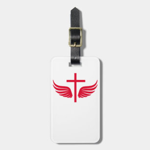 Etiqueta Para Maletas Cruz cristiana