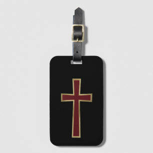 Etiqueta Para Maletas Cruz cristiana