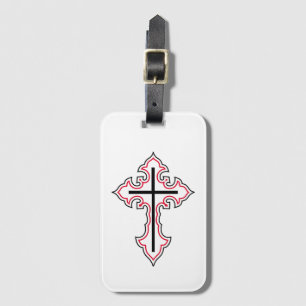Etiqueta Para Maletas Cruz cristiana
