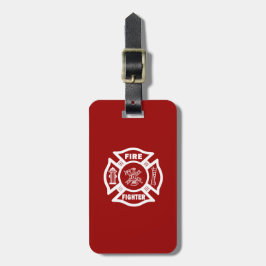 Etiqueta Para Maletas Cruz maltesa del bombero
