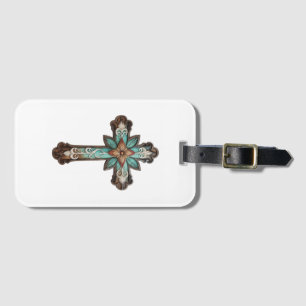 Etiqueta Para Maletas Cruz Ornate