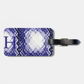 Etiqueta Para Maletas Cuadrado dimensional-Naval-H