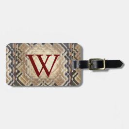 Etiqueta Para Maletas Cuadrado-W dimensional