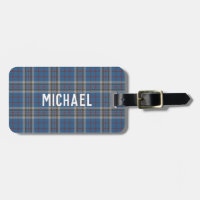 Cuadro azul gris personalizado del clan Thompson T