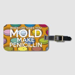 ETIQUETA PARA MALETAS CUANDO LA VIDA TE DA MOLDEO DE HACER PENICILINA