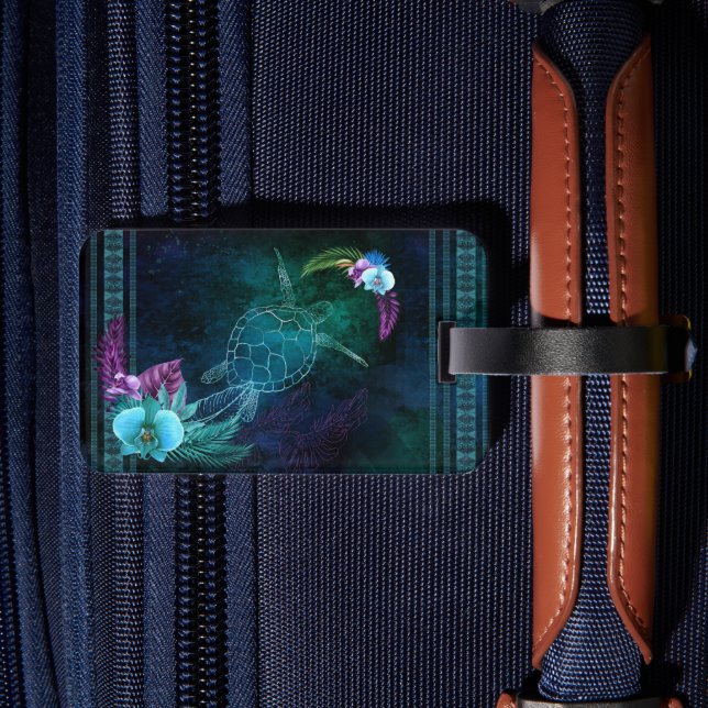 Etiqueta Para Maletas Cuando sueñas en Hawái (Reverso  In Situ 2)