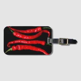 Etiqueta Para Maletas Cuatro Chilies rojos bc ltcnm