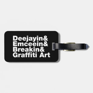 Etiqueta Para Maletas Cuatro elementos del hip hop